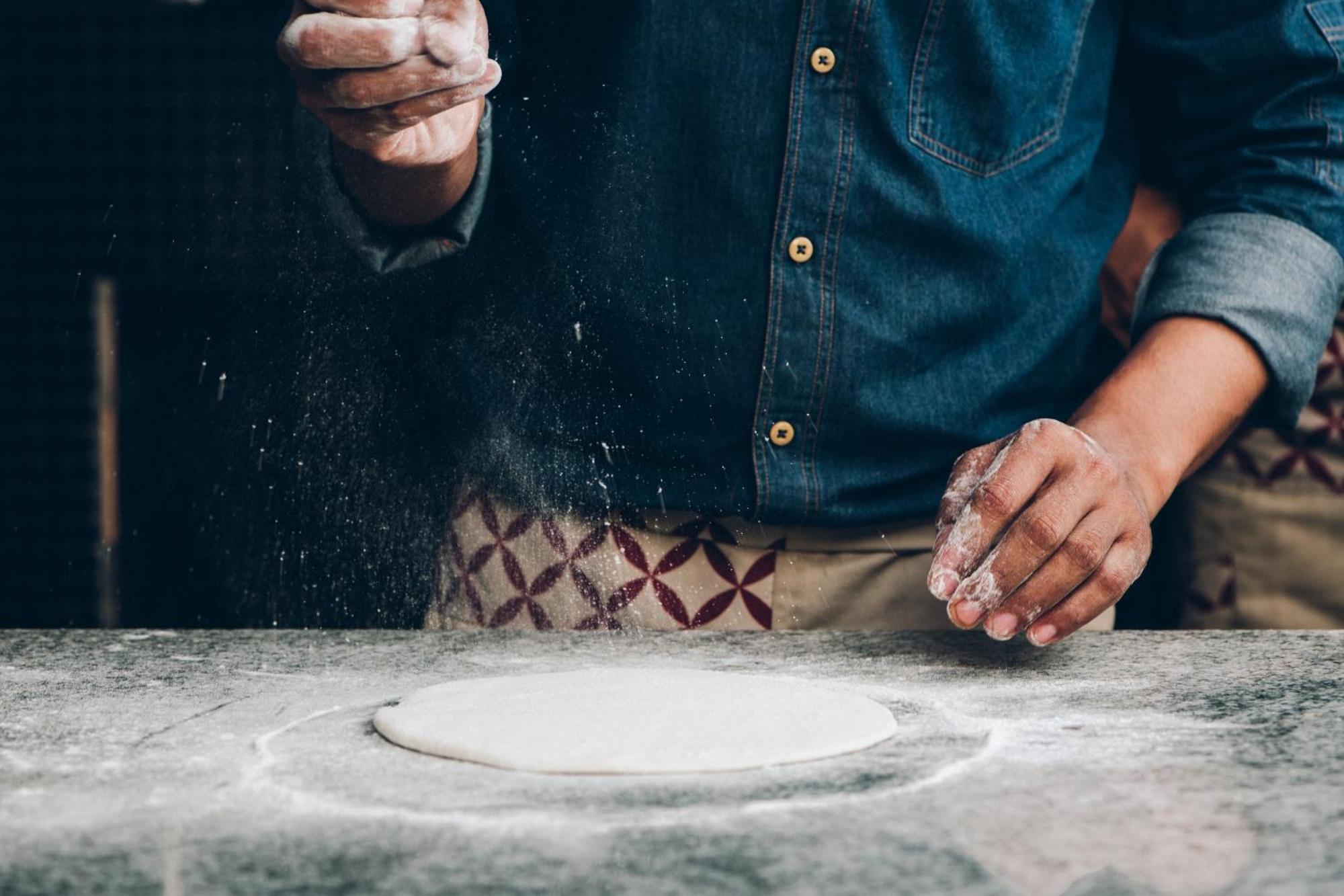 Hyatt Centric Candolim Goa Екстер'єр фото A baker preparing bread dough