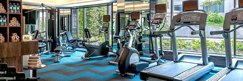 Hyatt Centric Candolim Goa Екстер'єр фото A gym at a hotel